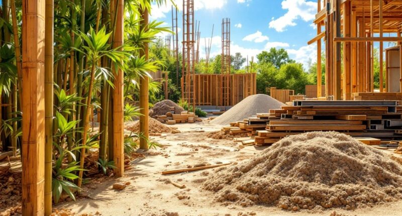 low carbon building materials options