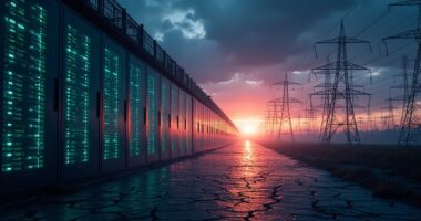 data center energy surge