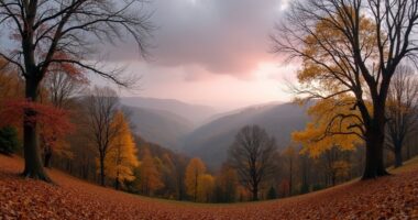 warming alters autumn colors