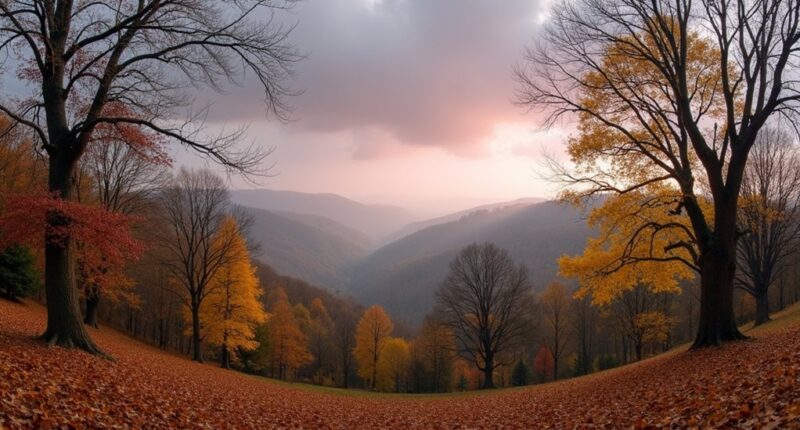 warming alters autumn colors