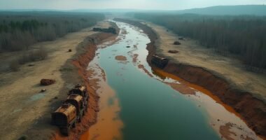 abandoned mines pollute waterways