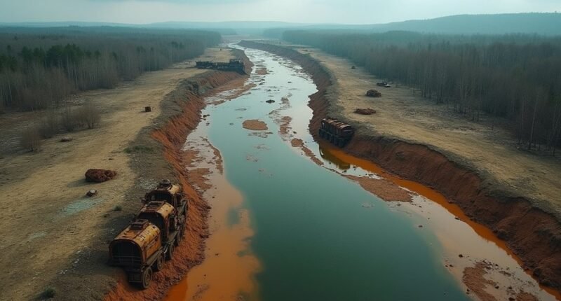 abandoned mines pollute waterways
