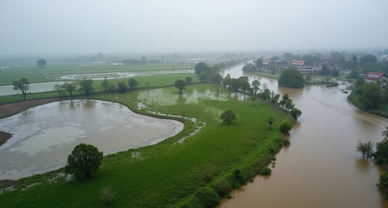 record rainfall causes flooding