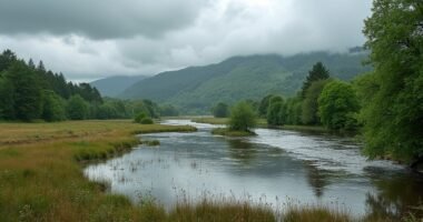 aboyne records heavy rainfall