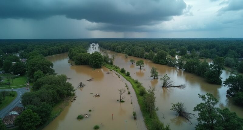 major flooding and alerts