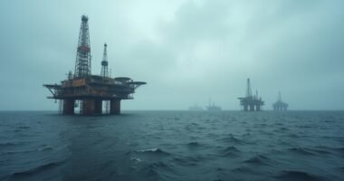north sea drilling decline
