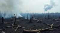 uk burns louisiana forests