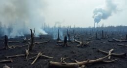 uk burns louisiana forests