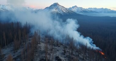 wildfires burn into winter
