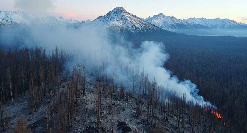 wildfires burn into winter