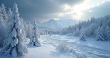 powerful winter storm strikes